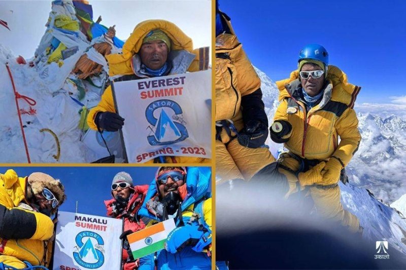 27yo mountain guide Nima Sherpa climbs three 8000ers within a week