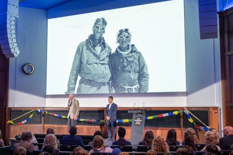 70th anniversary lecture at RGS: Peter, Jamling discuss legacy of their fathers' achievement