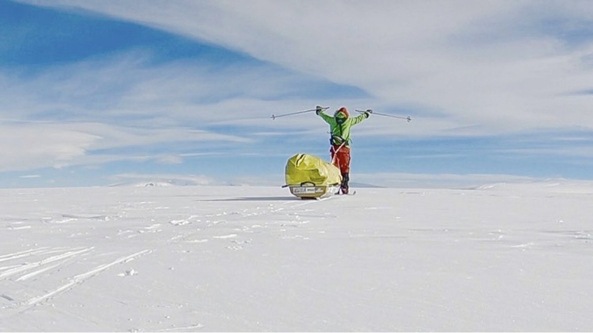 American man first to solo across Antarctica unaided
