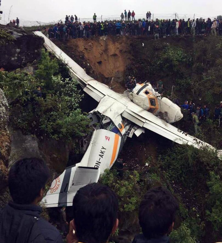 BREAKING: Goma Air crashes in Lukla