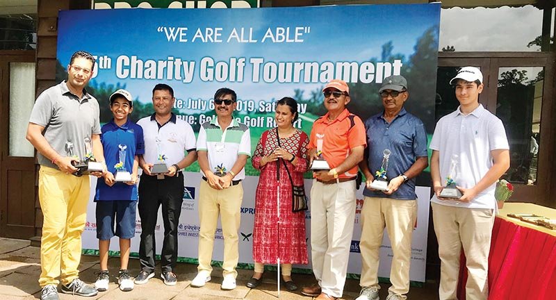 Chitrakar wins Charity Golf Tournament title