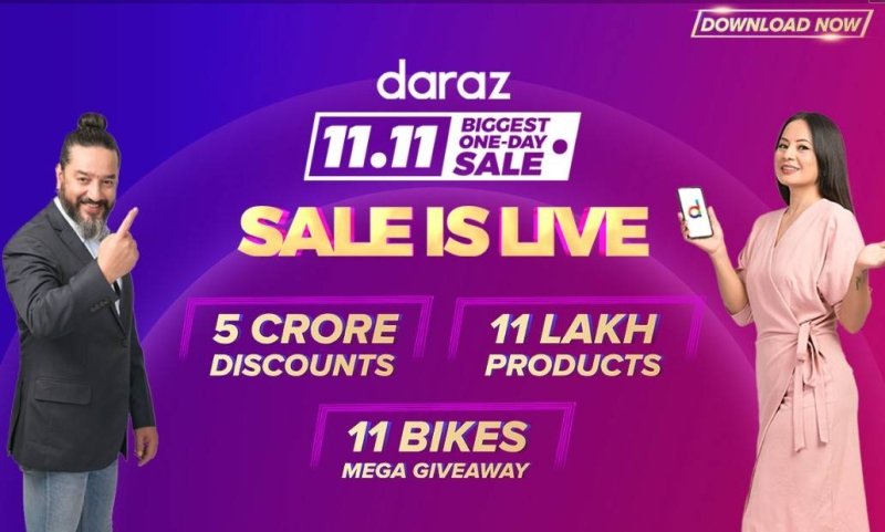 Daraz's 11.11 Sale goes live with maximum discounts