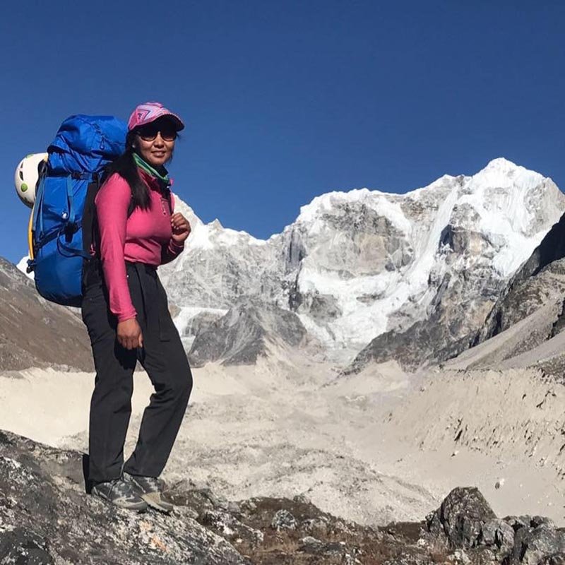 Dolakha�s Dawa Yangzum becomes country�s first female international mountain guide