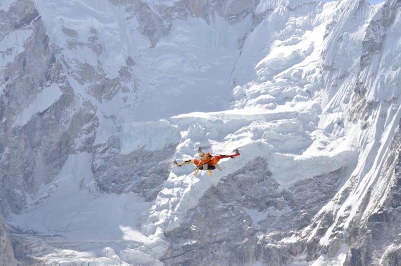 Drone flight test conducted near Mt Everest