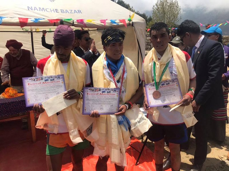 Everest Marathon held today marking Everest Day 2019
