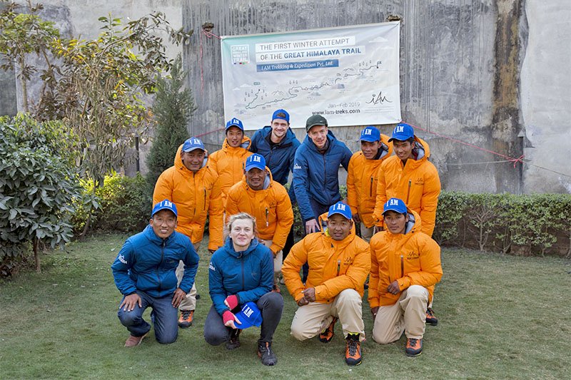 German-Nepal Friendship team experiences heavy snowfall along GHT High Route