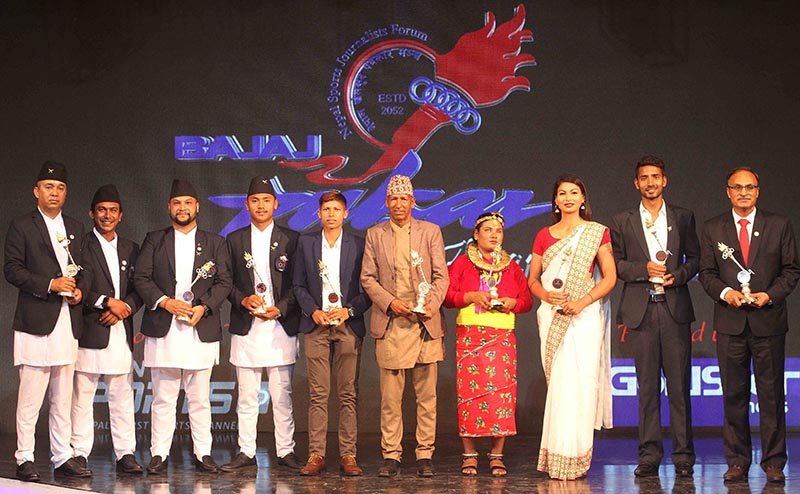 Gurung, Bhandari win Pulsar Sports Awards