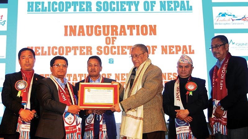 Helicopter Society of Nepal inaugurated