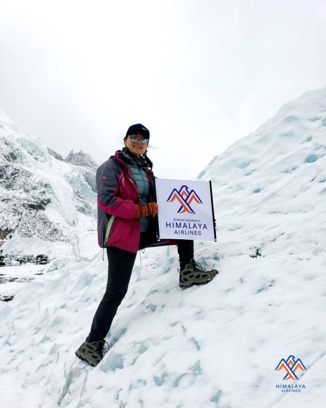 Himalaya Air's Omnika Dangol becomes first Nepali cabin crew to scale Everest