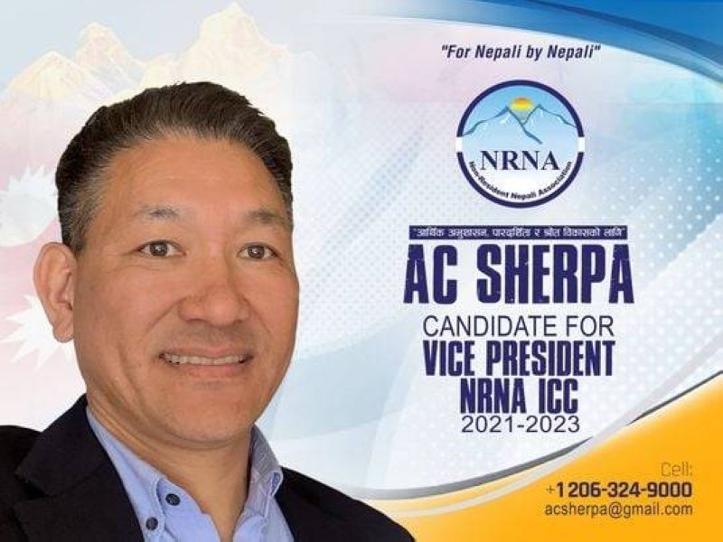 Honorary Consul AC Sherpa to run for NRNA Vice President