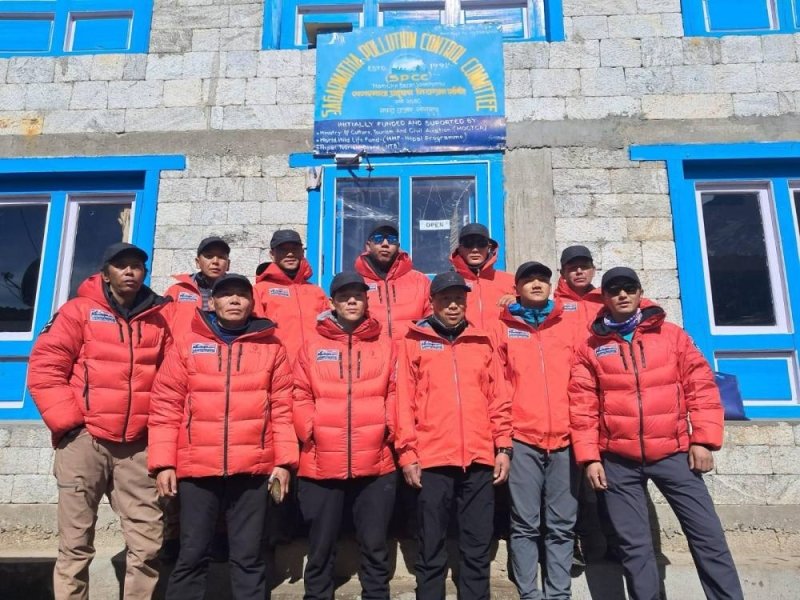 Icefall doctors leave for Everest base camp to fix climbing route