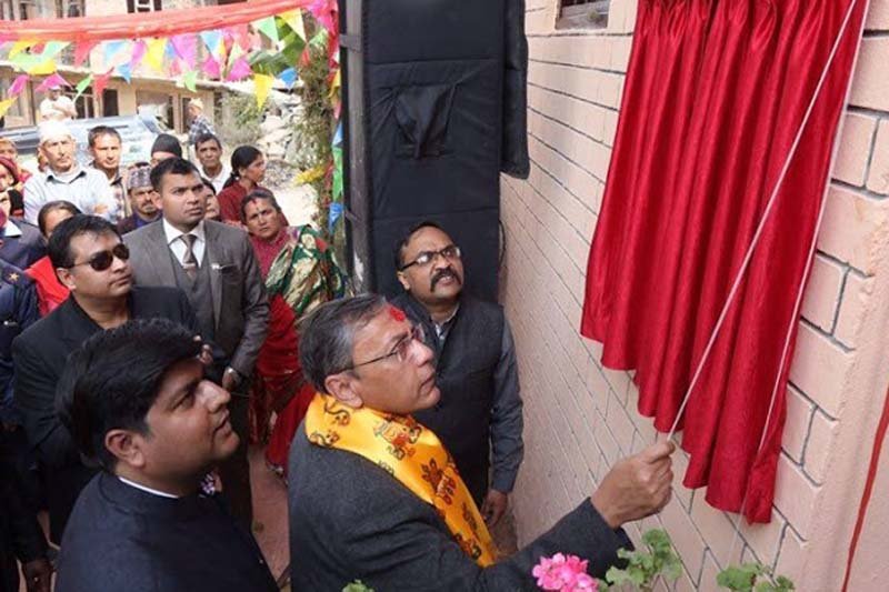 Indian envoy inaugurates hydro project in Solumkhumbu
