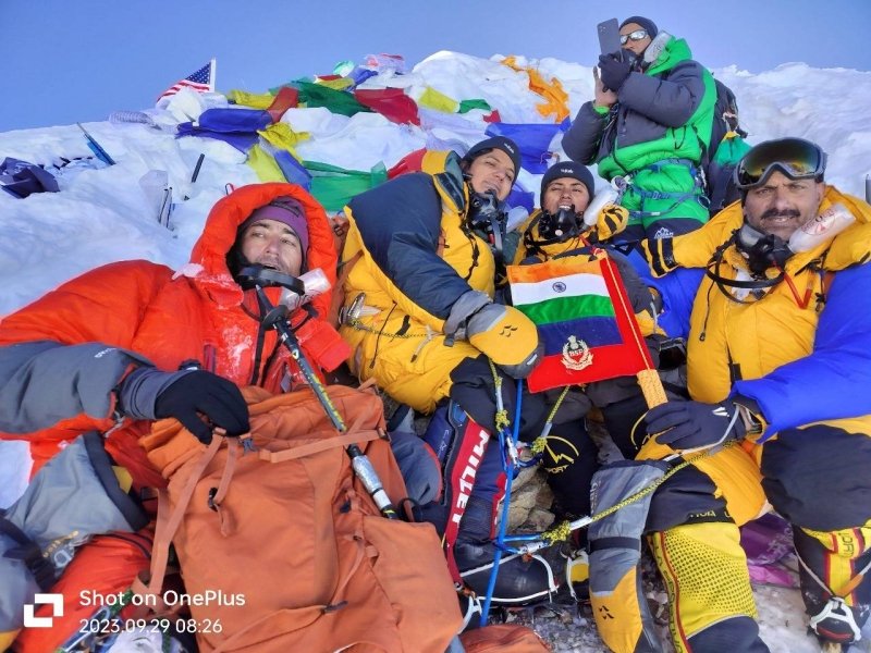 India's BSF team scales Manaslu real summit, holds medical camp at Samagaon