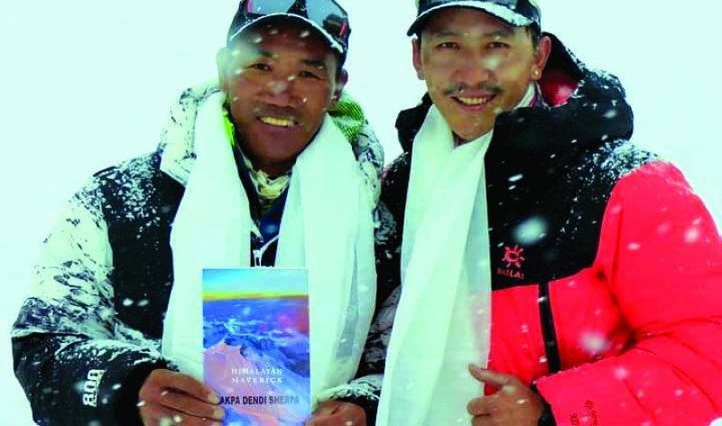 Lakpa Dendi Sherpa's autobiography 'Himalayan Maverick' released