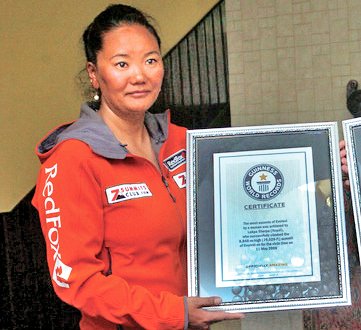 Lhakpa talks of endurance after scaling Everest seven times