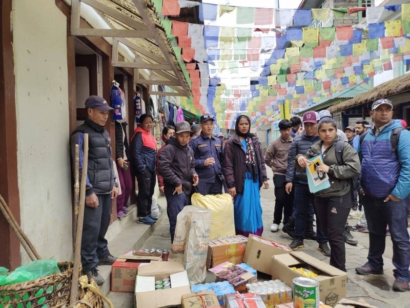 Lukla Bazaar witnesses first-ever market inspection