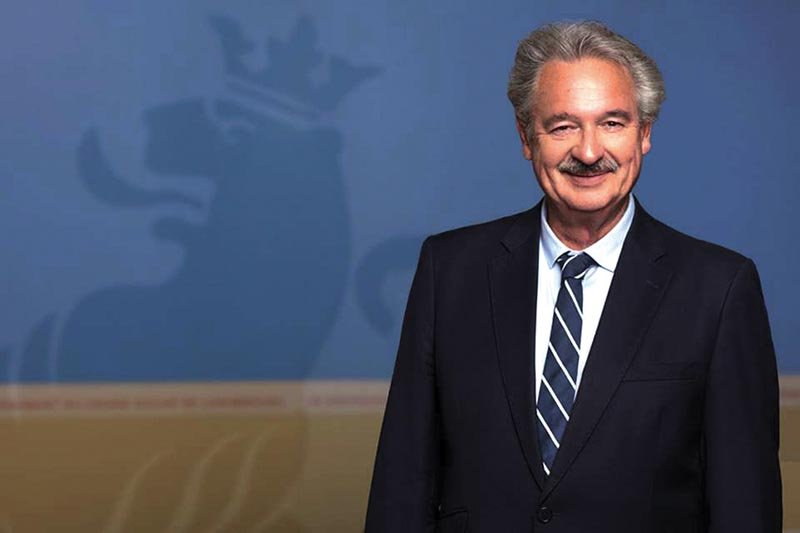 Luxembourg foreign minister arriving today