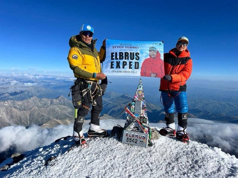 Makalu's Lakpa scales Elbrus, completes 3 of 7 summits