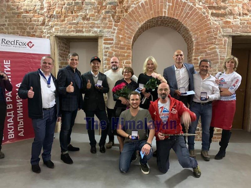 Mingma Gelu Sherpa receives highest Russian honour in mountaineering