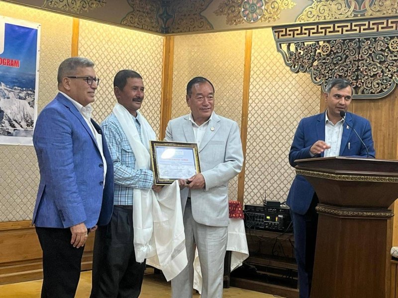 Minister Tamang honours rope-fixing climbers, warns stern action for circulating disinformation about Everest climbing