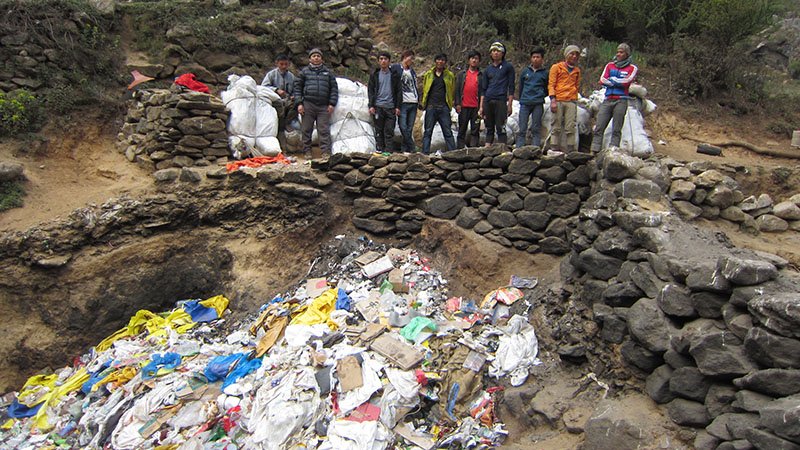 More than 32,000 kg waste collected from Everest
