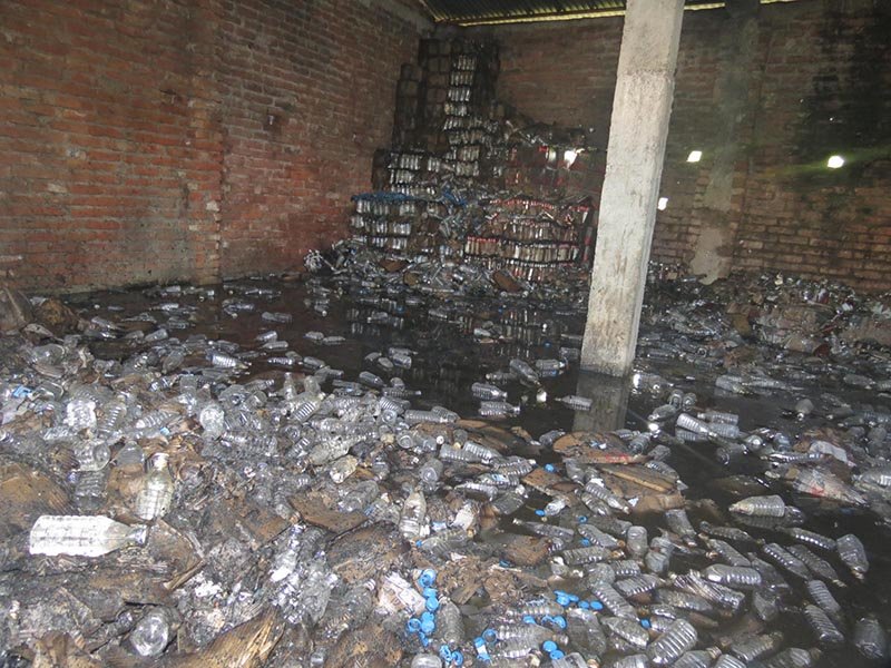 'Mysterious' fire at Everest Distillery in Rautahat