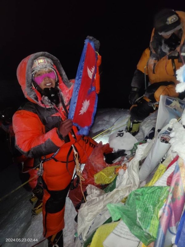 Nangsal Choedon becomes first Nepali woman to traverse Everest, Lhotse