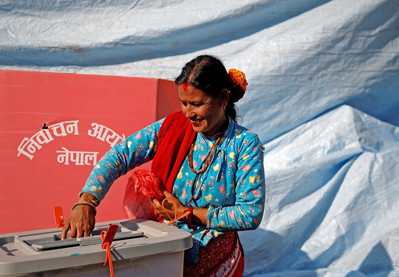 Nepal votes in landmark poll; army blames rogue Maoists for blasts