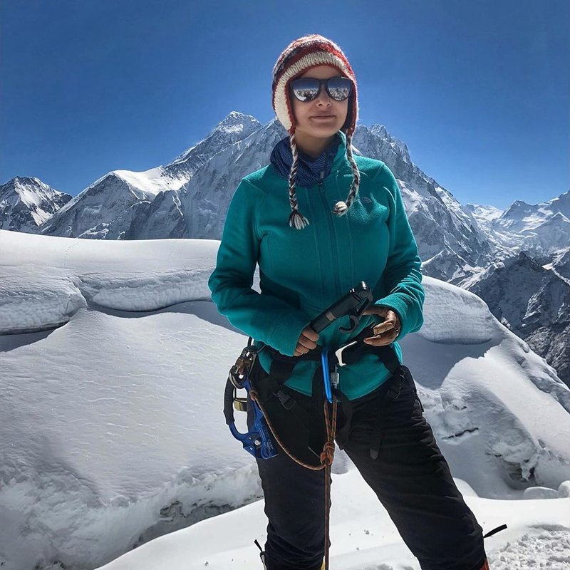 Nepali actor Namrataa Shrestha wishes to be on top of Everest someday on Mt Everest Day