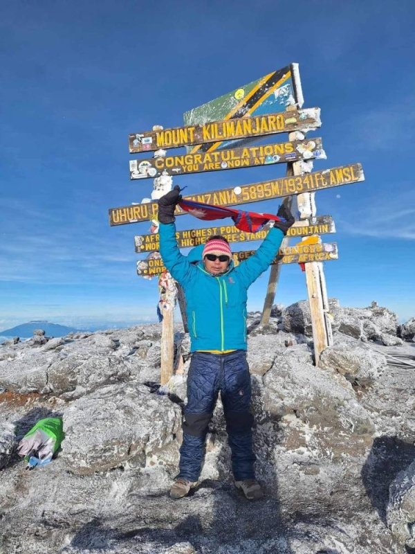 Nepali climber Pandey successfully climbs highest peak in Africa