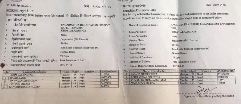 Nepal�s Everest measurement expedition lands in soup