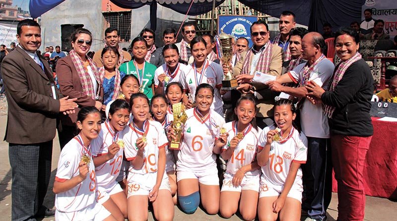 New Diamond claim volleyball title