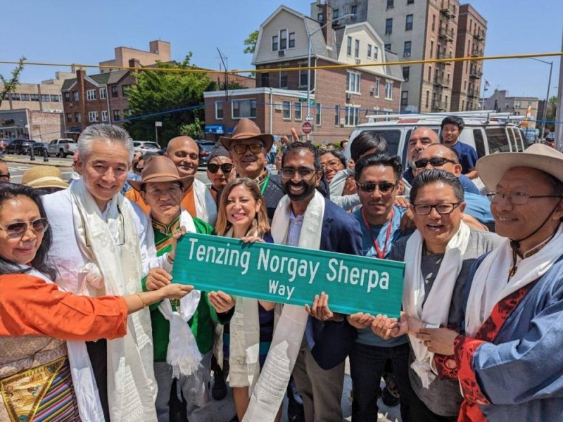 New York street co-named Tenzing Norgay Sherpa Way on Everest Day
