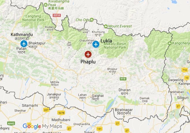 Plane with 12 foreigners makes emergency landing at Phaplu