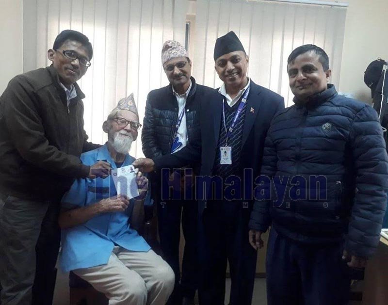 Putali Baje obliged with Nepali citizenship