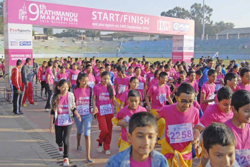 Running to raise awareness  for mental health