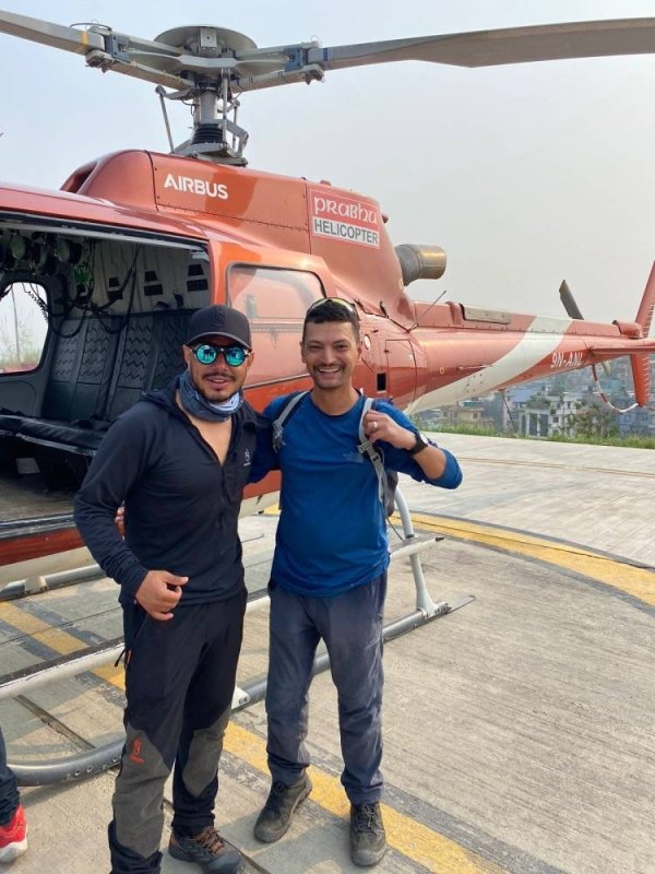 Senior Captain grounded after Nims takes illegal flight to Everest Camp II