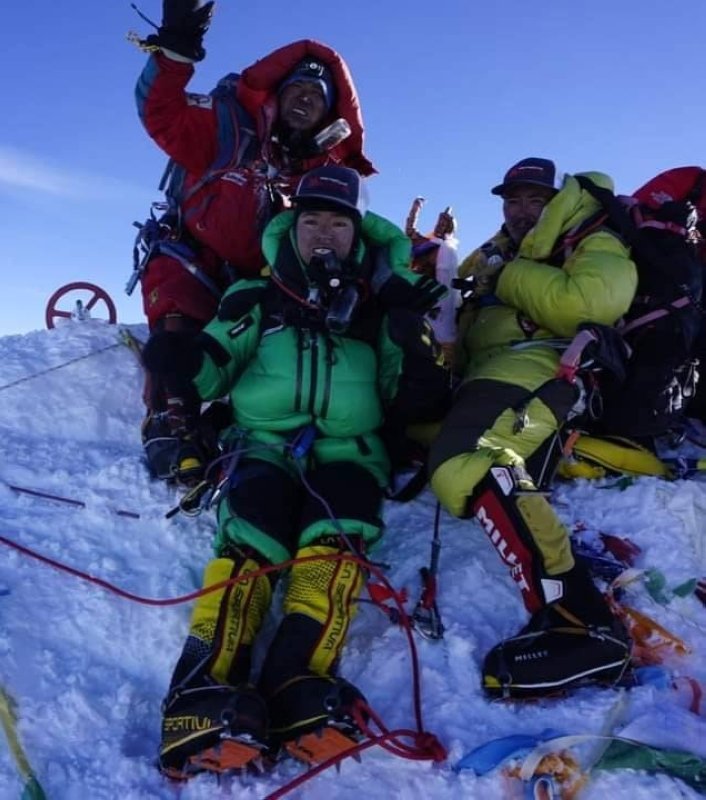 Sherpa family sets world record for notable Everest summit