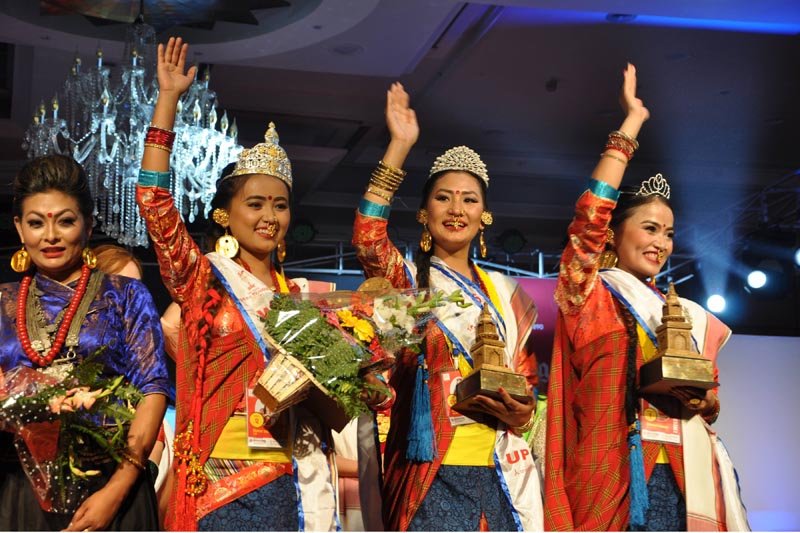 Simran wins the title of Miss Tamang 2018