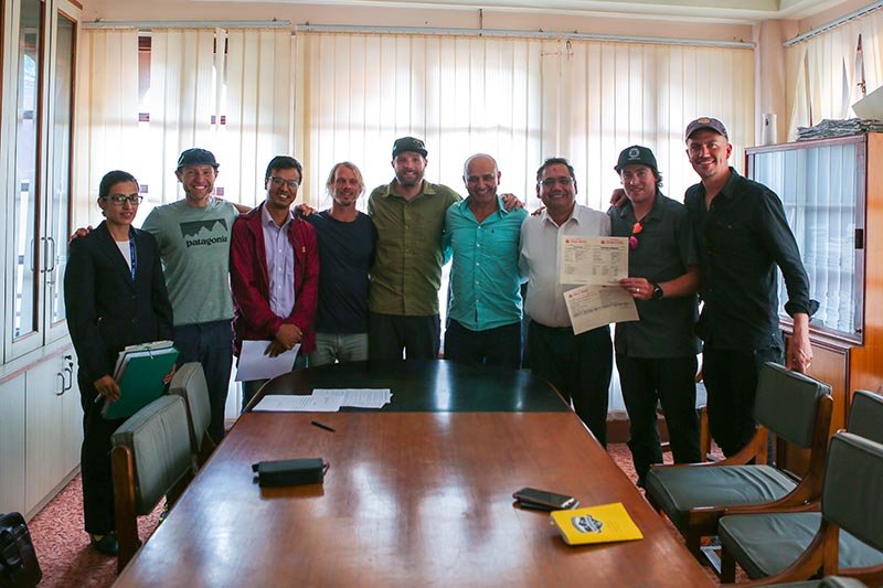 Ski expedition leaves for Mt Saipal