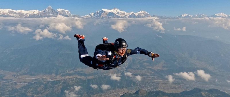 Sujeeta becomes first Nepali woman solo jumper as Pokhara Skydive concludes