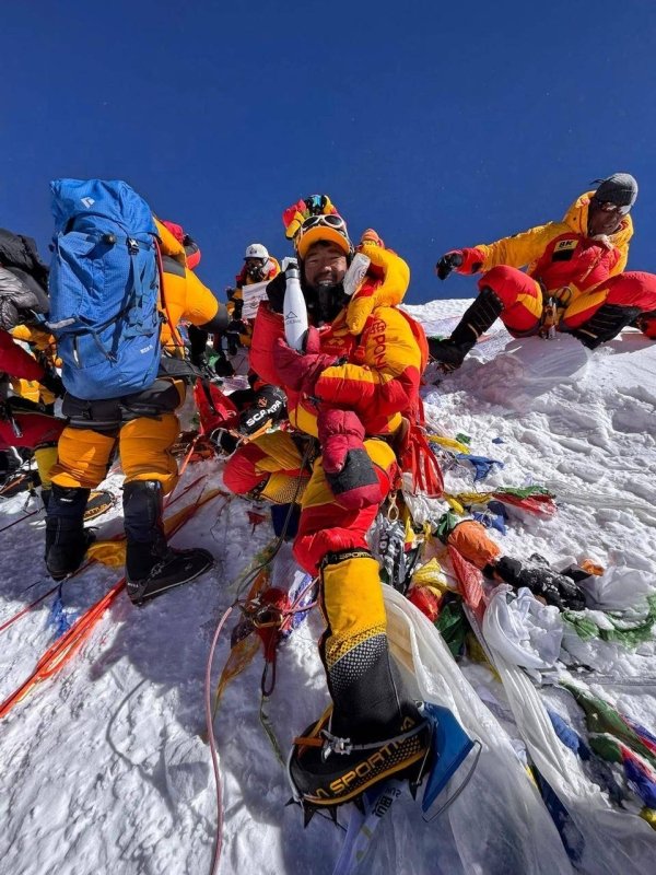 Tashi Gyalzen creates history with four Everest ascents in 15 days