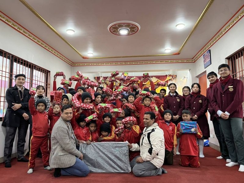 The Himalayan Times' 'Light Up Lives This Christmas' brings joy to children
