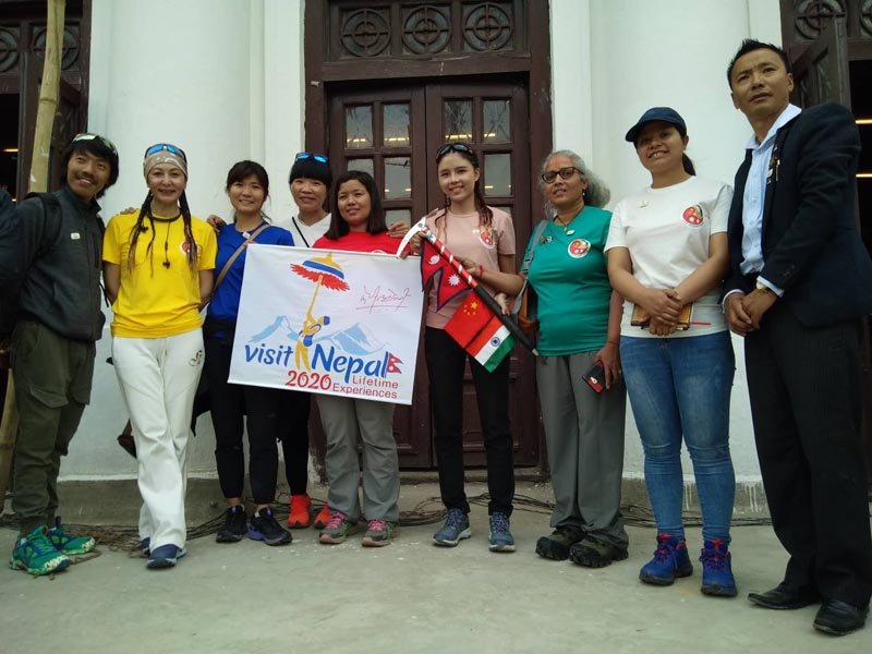 Three-nation women Everest expedition flagged off