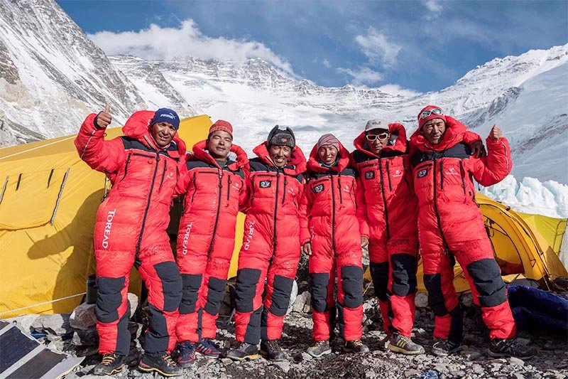 Twelve climbers scale Mt Lhotse as summit route opens