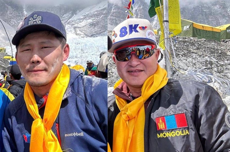 Two Mongolian climbers missing above Everest South Col