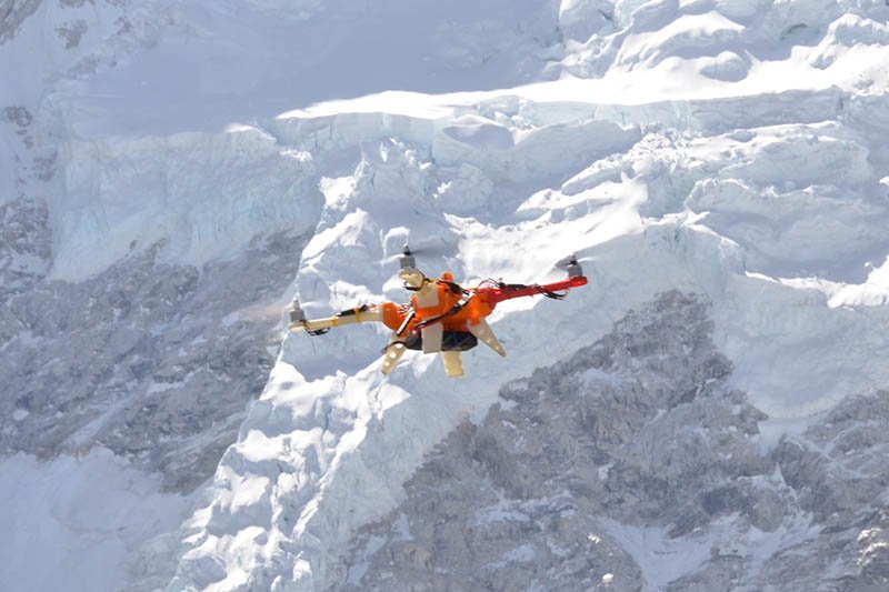 US student conducts successful drone flight near Mt Everest