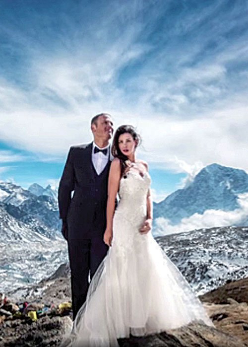 Wedding at Mt Everest